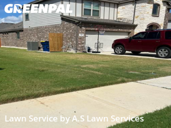 Lawn Mowingin Cibolo,78108,Lawn Maintenance by A.S Lawn Services, work completed in Jan , 2026