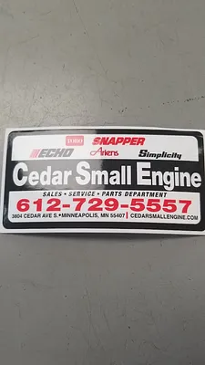 Cedar Small Engine Sales Service Parts Photo 13