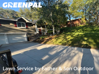 Lawn Care in Minnetonka, 55345, Yard Maintenance by Father & Son Outdoor, work completed in Nov , 2025