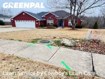 Lawn mowed in Bentonville, 72712