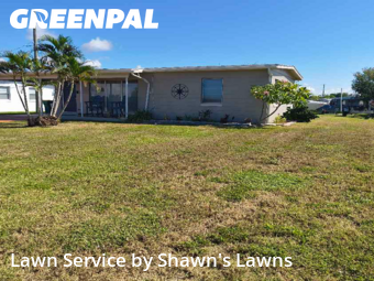 Backyard Mowing in Port Charlotte, 33952, Lawn Maintenance by Shawn's Lawns, work completed in Nov , 2025