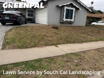 Lawn mowing work completed in Lemon Grove, CA