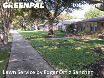 Lawn Mowing Servicein Plano,75075,Lawn Cutting by Edgar Ortiz Sanchez, work completed in Oct , 2025