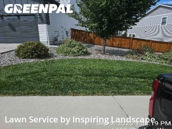 Lawn Cutin Castle Pines,80108,Yard Cutting by Inspiring Landscape, work completed in Nov , 2025
