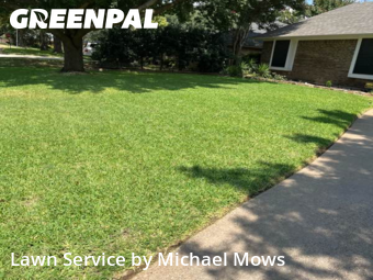 Lawn Mowingin Grapevine,76051,Lawn Mowing by Michael Mows, work completed in Dec , 2025