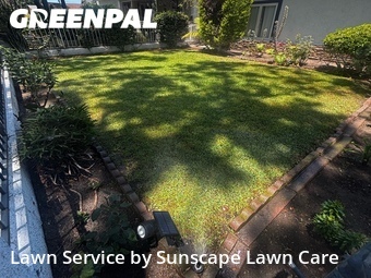 Lawn mowing work completed in Fullerton, CA