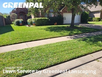 Lawn Care Servicein Pearland,77584,Lawn Service by Greenleaf Lanscaping, work completed in Nov , 2025