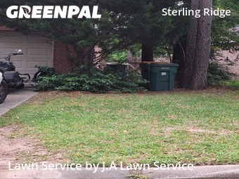 Grass Cutin The Woodlands,77382,Lawn Mow by J.A Lawn Service, work completed in Dec , 2025