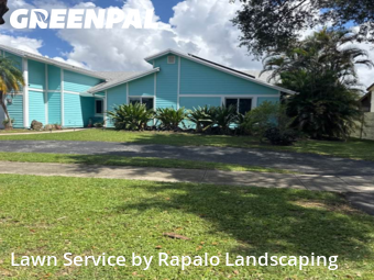 Front Yard Mowing in Cooper City, 33330, Weekly Mowing by Rapalo Landscaping, work completed in Oct , 2025
