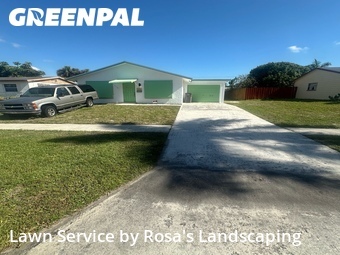 Lawn mowed in Palm Beach Gardens, 33410