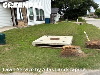 Lawn Mowing Servicein Lewisville,75057,Lawn Mow by Alfas Landscaping, work completed in Jun , 2026