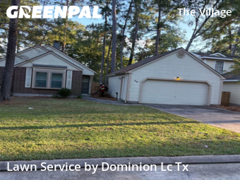 Lawn Mowing Servicein Spring,77380,Lawn Cutting by Dominion Lc Tx, work completed in Dec , 2025