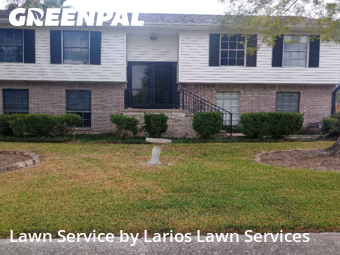 Lawn Mowing Servicein Friendswood,77546,Yard Cutting by Larios Lawn Services, work completed in Mar , 2026