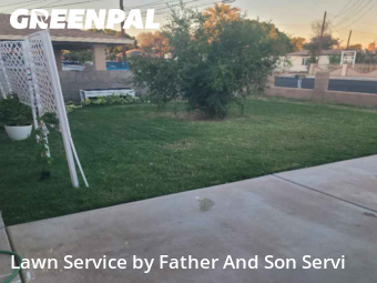 Yard Maintenance in Yuma, 85364, Yard Cutting by Father And Son Servi, work completed in Nov , 2025