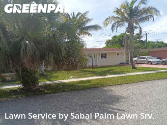 Mowing Services in North Lauderdale, 33068, Grass Services by Sabal Palm Lawn Srv., work completed in Nov , 2025