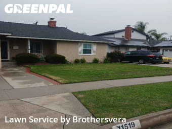 Lawn mowed in Norwalk, 90650