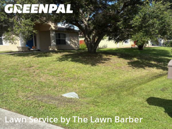 Lawn Work in Palm Bay, 32909, Property Maintenance by The Lawn Barber, work completed in Dec , 2025