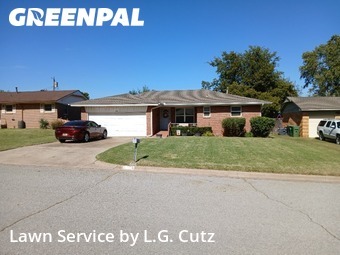 Lawn Servicein Yukon,73099,Yard Mowing by L.G. Cutz, work completed in Dec , 2025