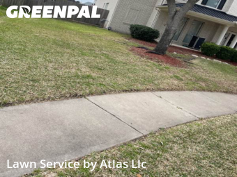 Grass Cuttingin Pearland,77584,Lawn Care by Atlas Llc, work completed in Feb , 2026