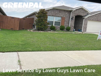 Yard Work in Heartland, 75126, Front Yard Mowing by Johnnies On The Spot, work completed in Nov , 2025