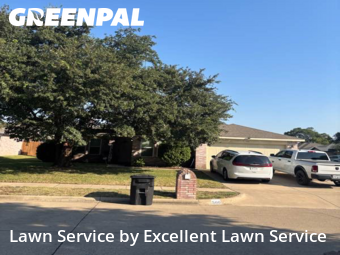 Lawn Care Servicein Saginaw,76179,Yard Mowing by Excellent Lawn Service, work completed in Jan , 2026