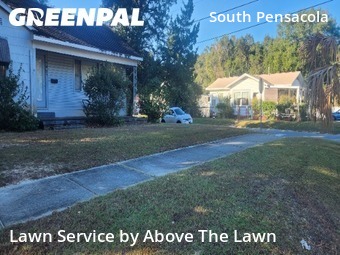 Lawn Mowing in Pensacola, 32502, Yard Maintenance by Above The Lawn, work completed in Dec , 2025