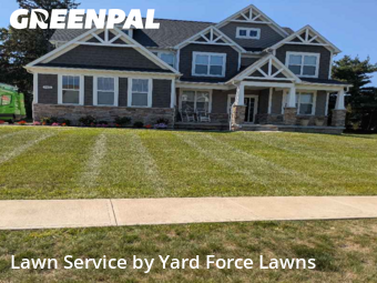 Weekly Mowing in Avon, 44011, Front Yard Mowing by Yard Force Lawns, work completed in Nov , 2025