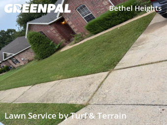 Yard Mowing in Springdale, 72764, Lawn Management by Turf & Terrain, work completed in Nov , 2025