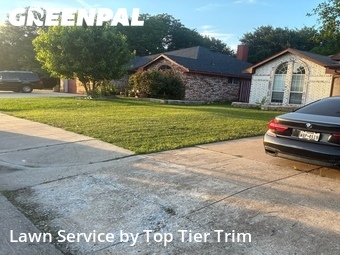 Lawn Carein Grand Prairie,75052,Lawn Mowing by Top Tier Trim, work completed in Jun , 2026