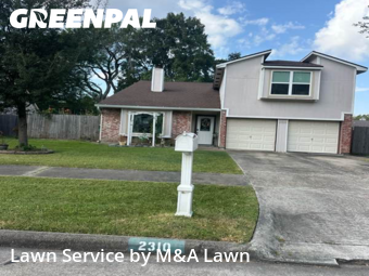 Lawn Mowin League City,77573,Yard Cutting by M&A Lawn, work completed in Dec , 2025