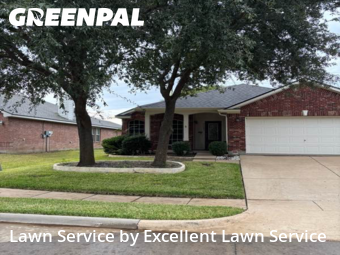 Landscaping Renovation In Grand Prairie,75054,Landscaping by Excellent Lawn Service, work completed in Nov , 2025