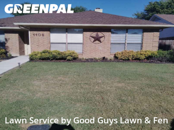Lawn Mowin Mansfield,76063,Lawn Cut by Good Guys Lawn & Fen, work completed in Jan , 2026