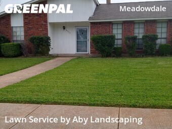Lawn Mowing Servicein Mesquite,75150,Yard Mowing by Aby Landscaping, work completed in Jun , 2026