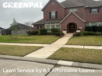 Lawn Mowingin Friendswood,77546,Yard Cutting by A 1 Affordable Lawns, work completed in Jun , 2026