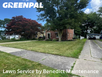 Grass Cutting in Fairview Park, 44126, Yard Management by Benedict Maintenance, work completed in Oct , 2025