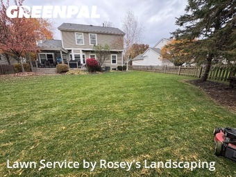 Lawn Mowing in Hilliard, 43026, Yard Maintenance by Rosey's Landscaping, work completed in Dec , 2025