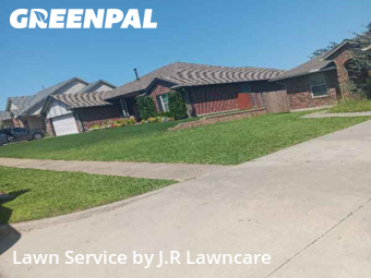 Lawn Mowing Servicein Moore,73160,Lawn Care Service by J.R Lawncare, work completed in Oct , 2025