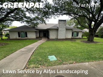 Lawn Mowin Dallas,75248,Grass Cut by Alfas Landscaping, work completed in Nov , 2025