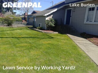 Lawn mowed in Burien, 98166