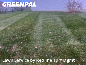 Front Yard Mowing in Pataskala, 43062, Lawn Mowing by Redline Turf Mgmt, work completed in Dec , 2025