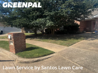 Lawn Care Servicein North Richland Hills,76182,Lawn Mowing by Santos Lawn Care , work completed in Dec , 2025