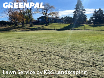 Lawn Servicein Orland Park,60467,Grass Cutting by K&S Landscaping, work completed in Dec , 2025