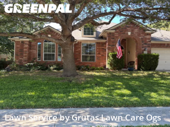 Yard Mowingin Cibolo,78108,Lawn Cutting by Grutas Lawn Care Ogs, work completed in Nov , 2025