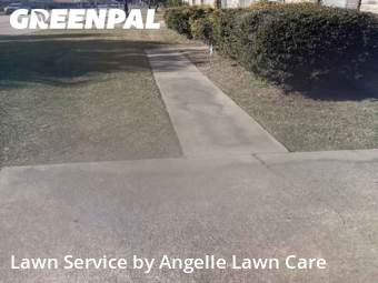 Lawn Services in Lafayette, 70501, Front Yard Mowing by Angelle Lawn Care , work completed in Dec , 2025