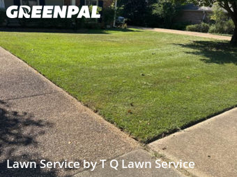 Lawn Maintenance in Ridgeland, 39157, Front Yard Mowing by T Q Lawn Service, work completed in Oct , 2025