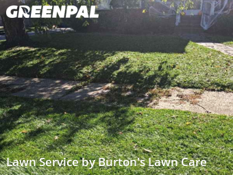 Front Yard Mowing in Youngstown, 44512, Lawn Maintenance by Burton's Lawn Care, work completed in Nov , 2025