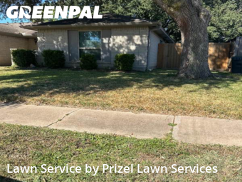 Grass Cuttingin Pearland,77584,Lawn Care Service by Prizel Lawn Services, work completed in Nov , 2025