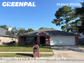 Yard Mowingin Atascocita,77346,Lawn Maintenance by Dominion Lc Tx, work completed in Jan , 2026
