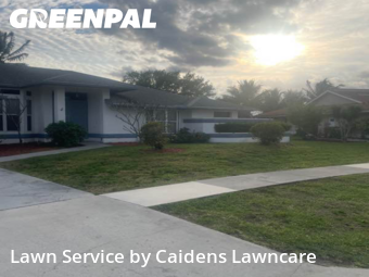 Backyard Mowing in Wellington, 33414, Grass Cutting by Caidens Lawncare , work completed in Nov , 2025