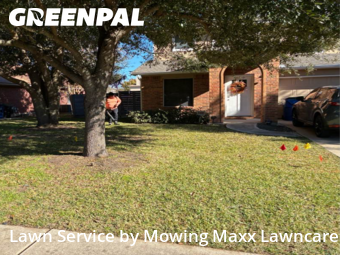 Lawn Care in Hutto, 78634, Backyard Mowing by Mowing Maxx Lawncare, work completed in Dec , 2025